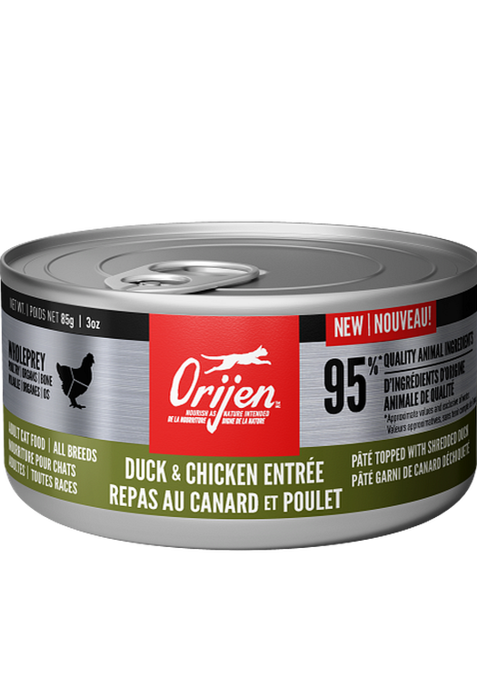 Duck & Chicken Entree Wet Cat Food